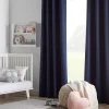 Discount Bouclair Navy Kimia Blackout Curtain