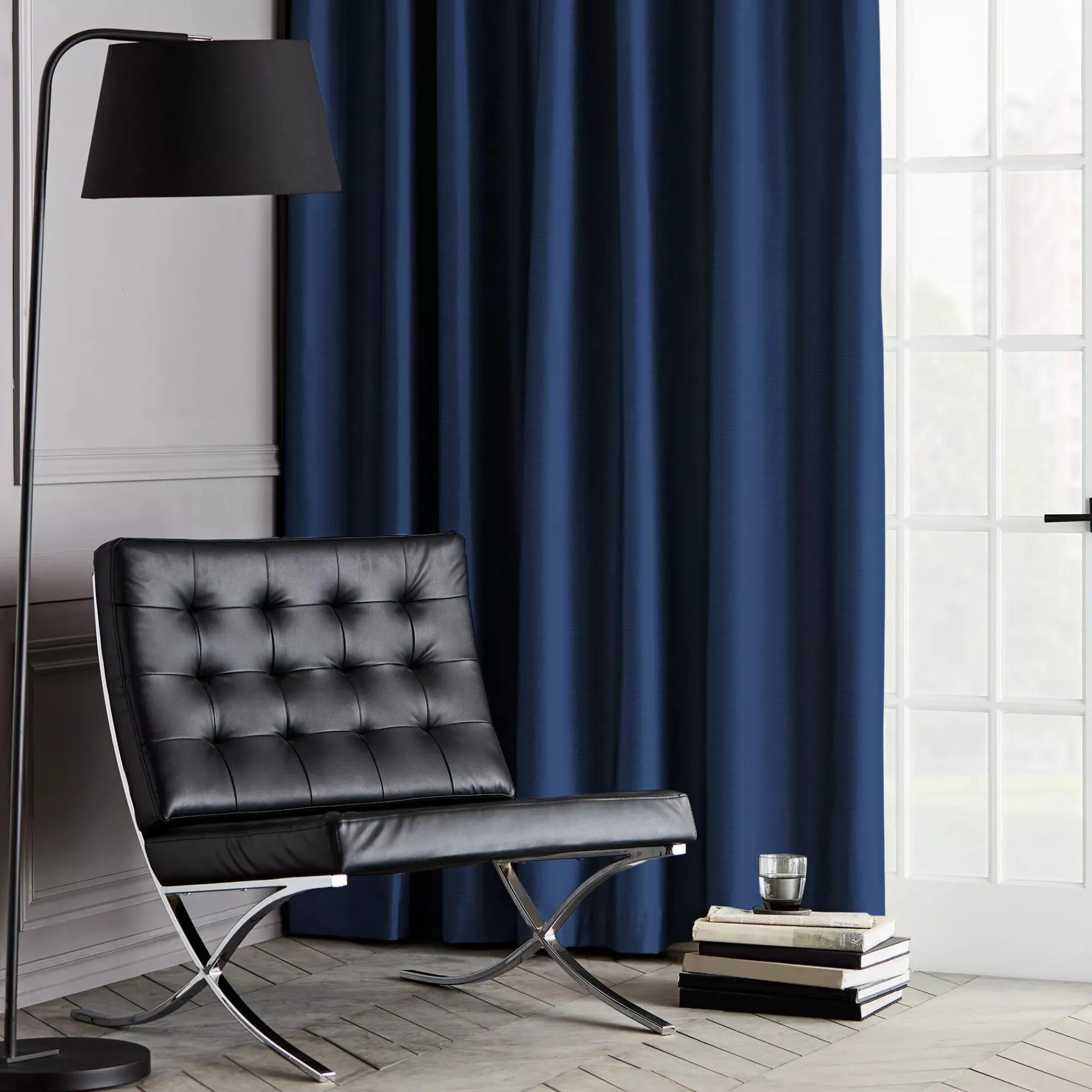 New Bouclair Navy Pegaze Blackout Curtain