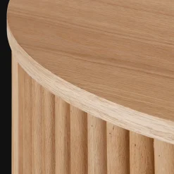 Discount Bouclair Nesting Coffee Table - Black Metal and Natural Wood