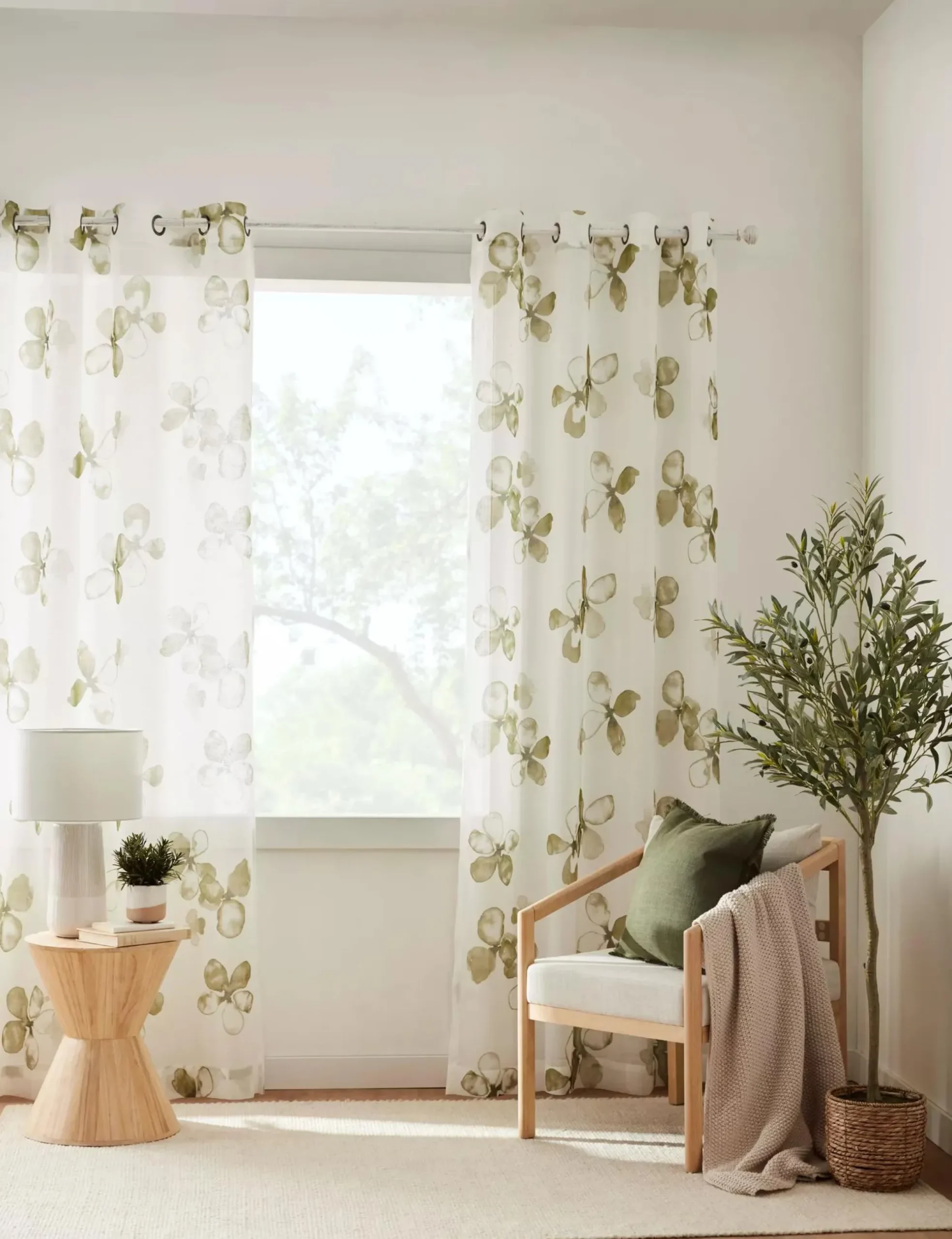 Online Bouclair Nima Sheer Curtain