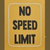 Bouclair No Speed Limit Neon Wall Art