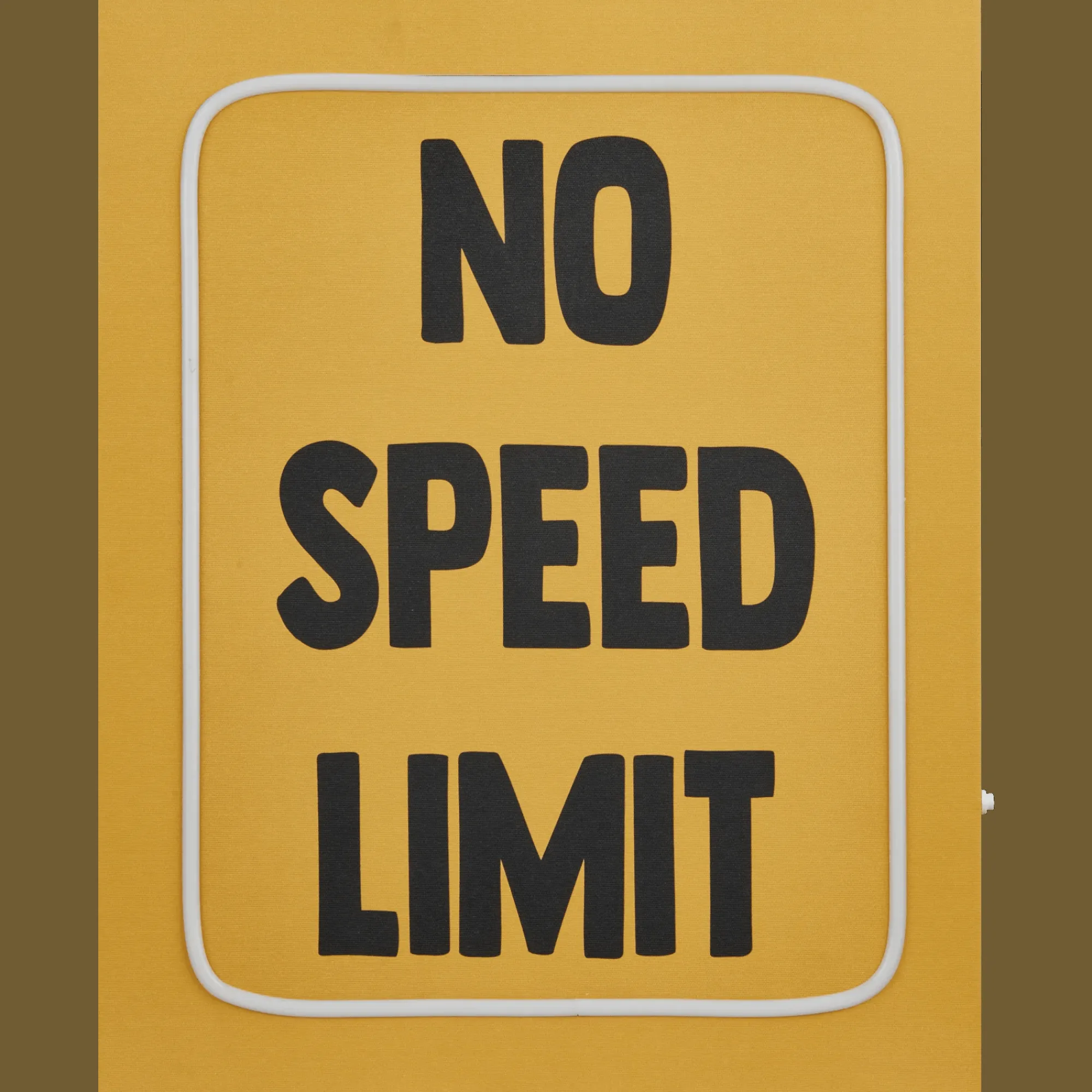 Bouclair No Speed Limit Neon Wall Art