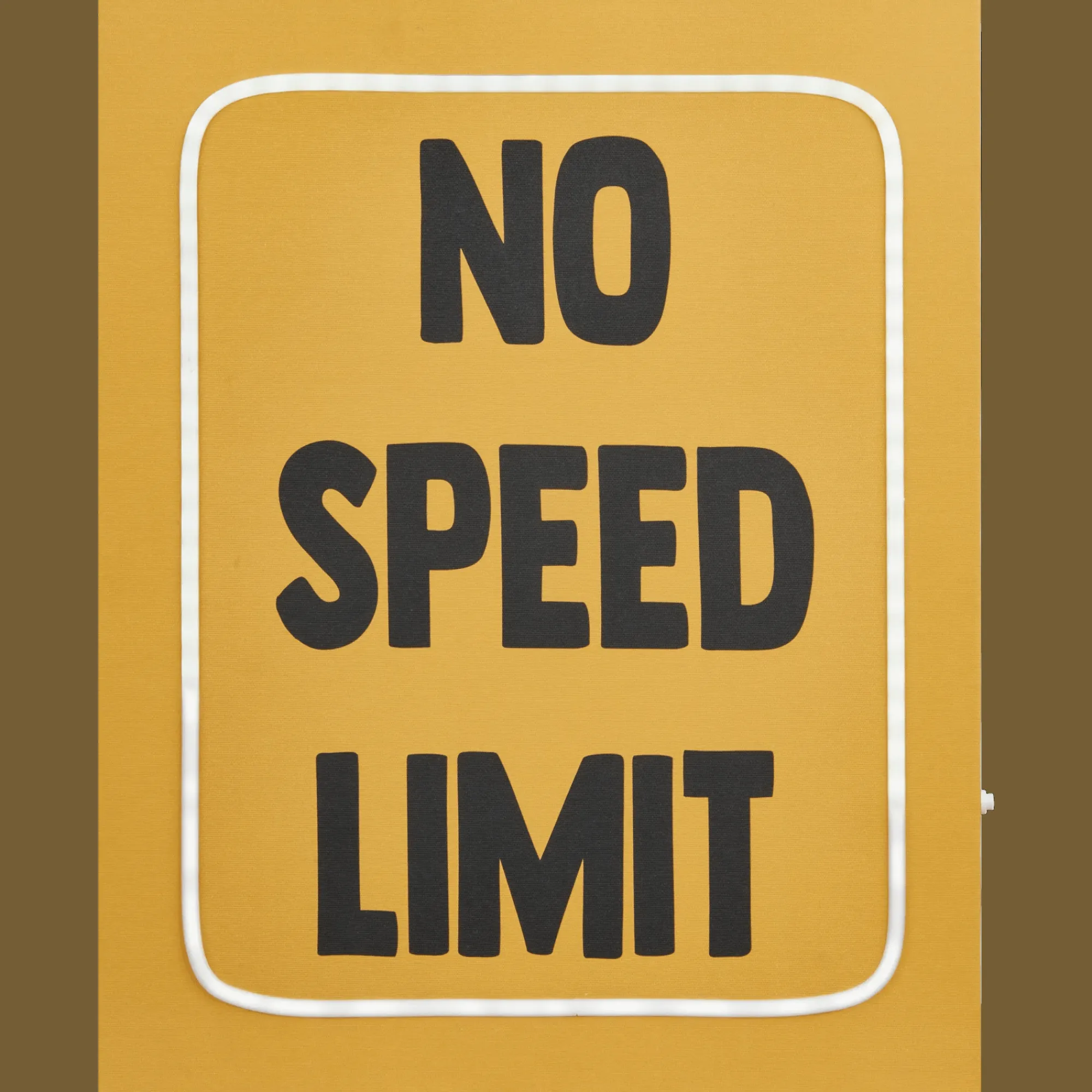 Bouclair No Speed Limit Neon Wall Art