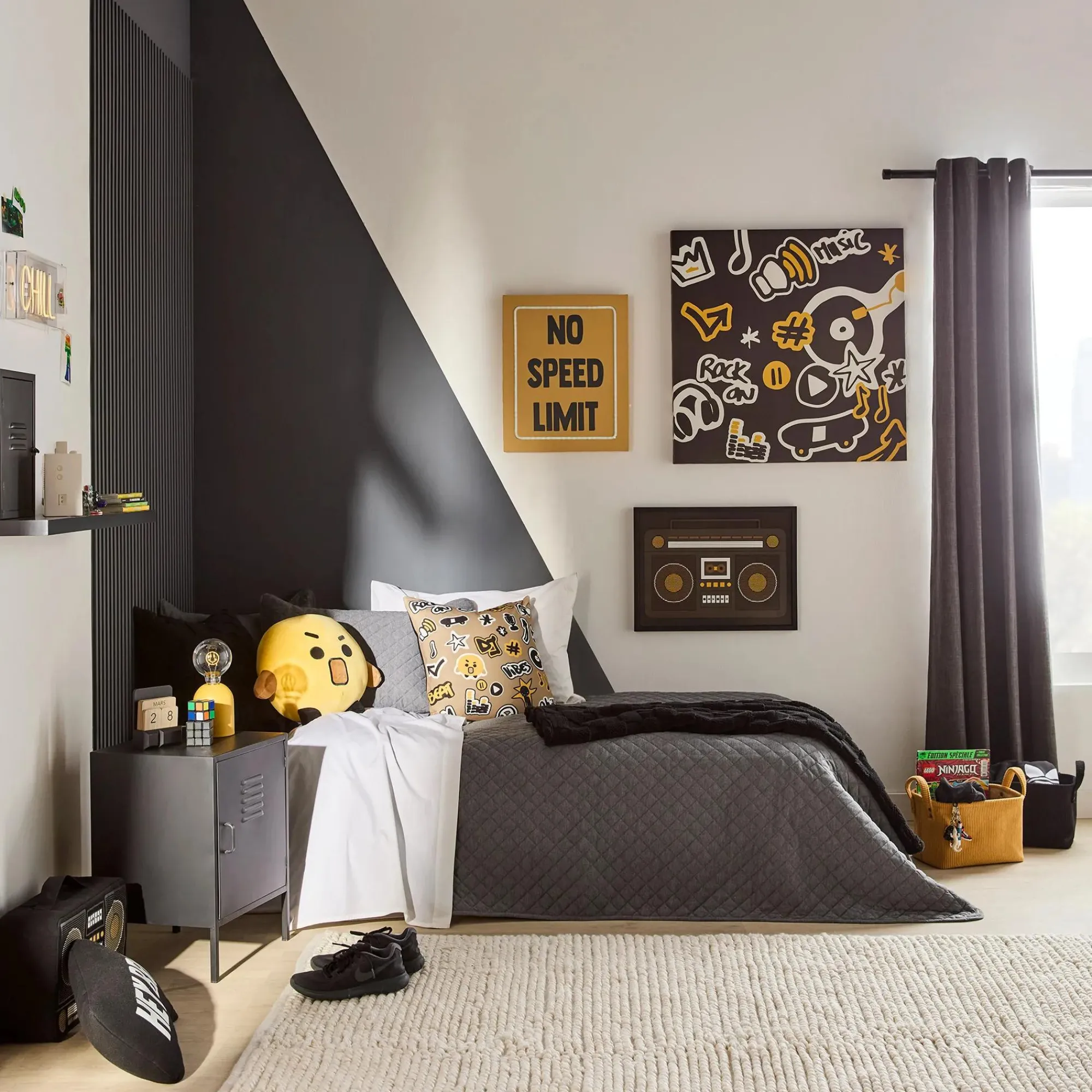 Bouclair No Speed Limit Neon Wall Art