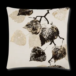 Sale Bouclair Novak Throw Pillow with Foil Embellishment