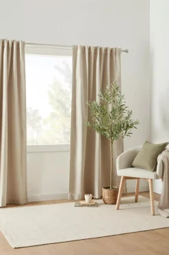 Bouclair Oatmeal Adrie Blackout Curtain