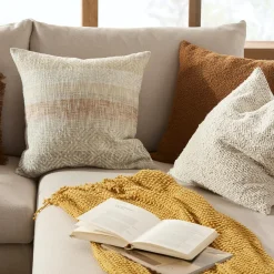 New Bouclair Ochre Arija Decorative Pillow