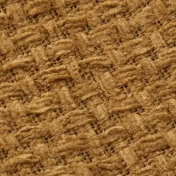 Online Bouclair Ochre Basic Chenille Knit Throw