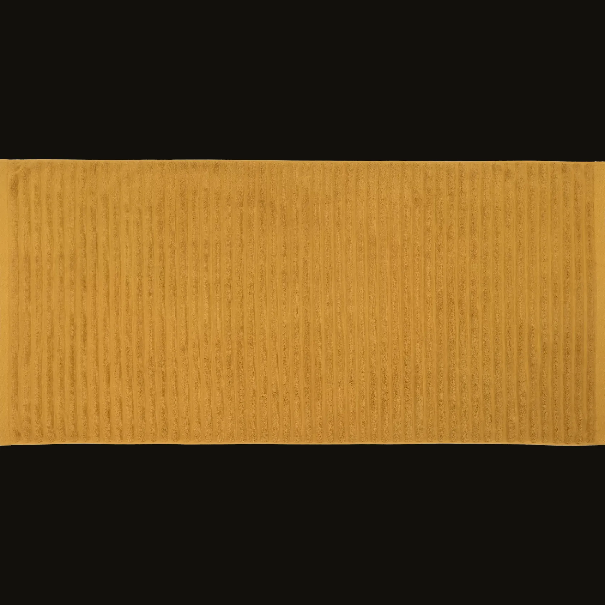New Bouclair Ochre Ribbed Bath Towel