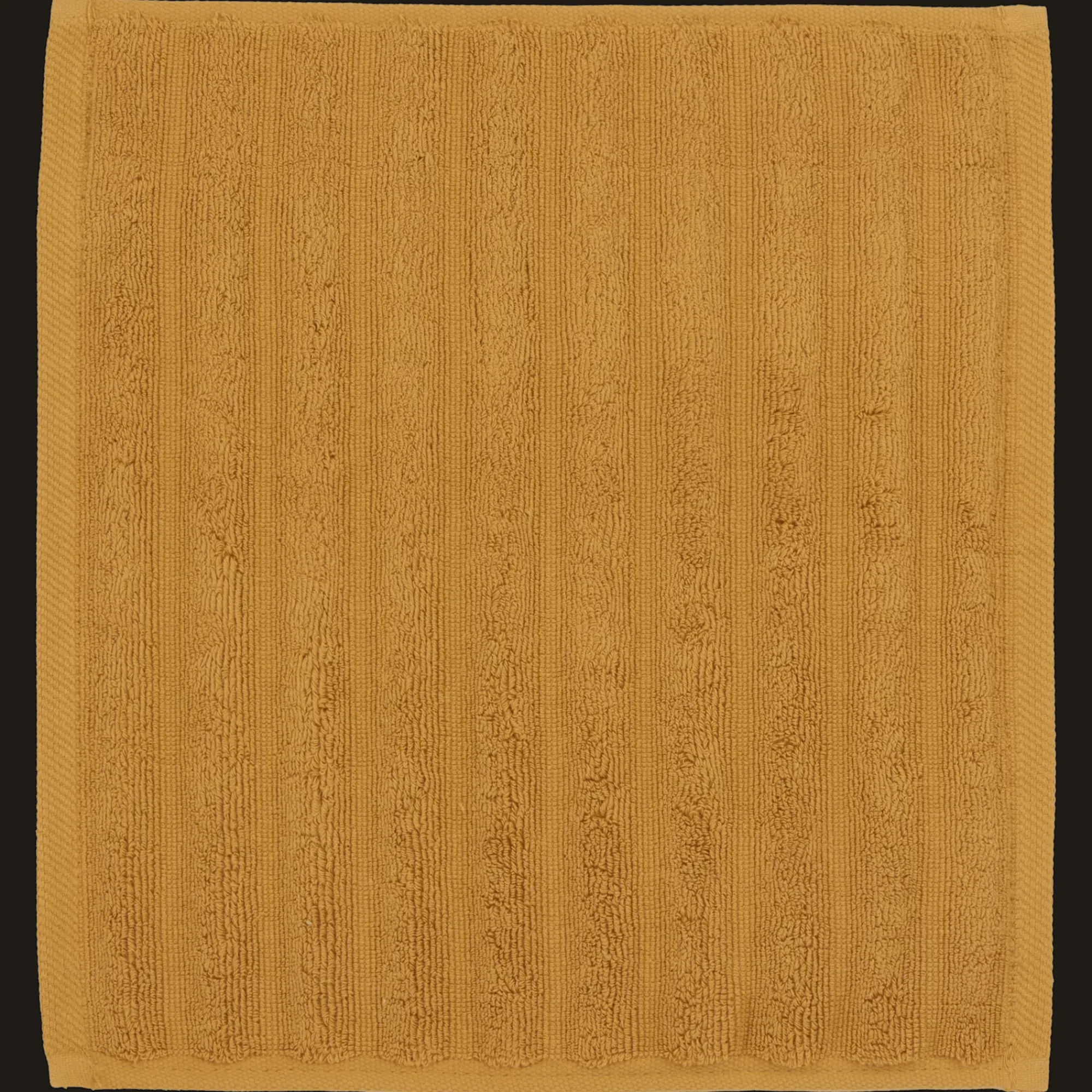 Bouclair Ochre Ribbed Washcloth