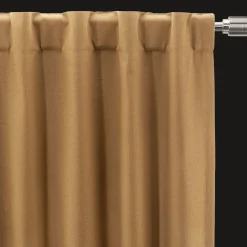 New Bouclair Ochre Taha Rod Pocket Back Tab Blackout Curtain