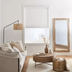 Outlet Bouclair Off White Chita Cordless Blackout Roller Shade