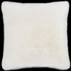 Online Bouclair Off White Maddox Faux Fur Decorative Pillow