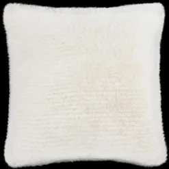 Online Bouclair Off White Maddox Faux Fur Decorative Pillow
