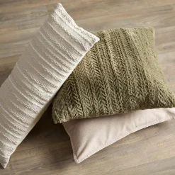 New Bouclair Off White Set of 2 Ellyn Decorative Pillow