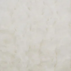 New Bouclair Off White Sheep Faux Fur Throw Pillow