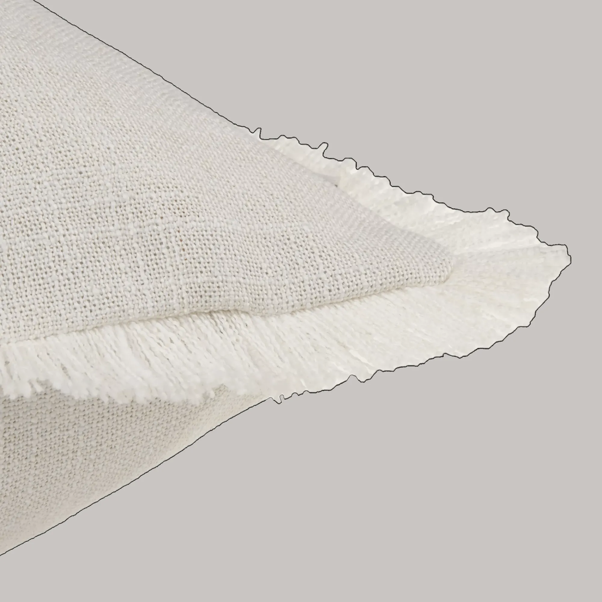 Best Bouclair Off White Taha Decorative Pillow