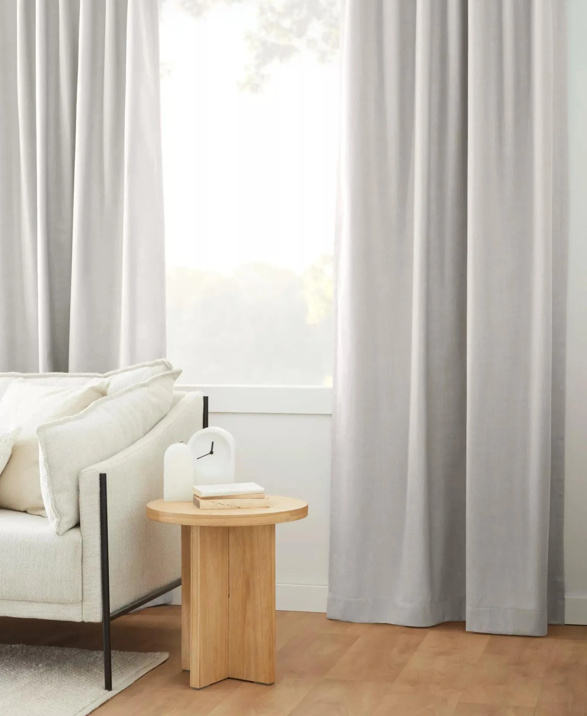 Best Bouclair Off White Taha Rod Pocket Back Tab Blackout Curtain