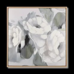 Online Bouclair Oil Painted Sage Bouquet Framed Art