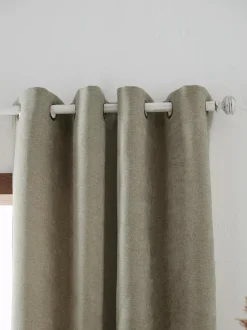Outlet Bouclair Olive Tajo Panel Curtain