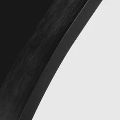 Outlet Bouclair Organic Shaped Black Mirror
