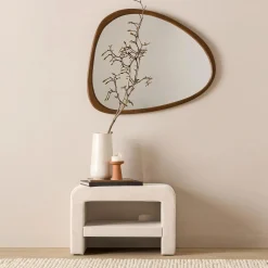 Hot Bouclair Organic Walnut Mirror