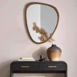Hot Bouclair Organic Walnut Mirror