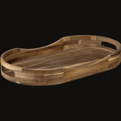 New Bouclair Oval Wood Tray