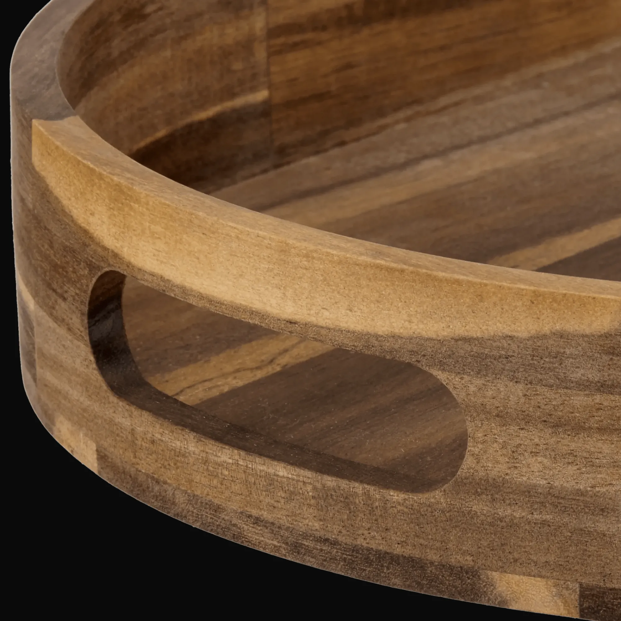 New Bouclair Oval Wood Tray
