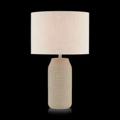 Hot Bouclair Patterned Ceramic Table Lamp