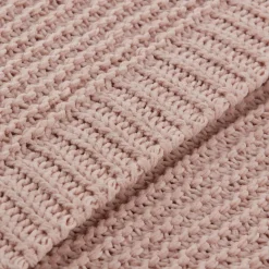 Clearance Bouclair Pink Erna Throw