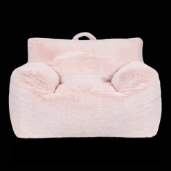Discount Bouclair Pink Kids Furry Lounge Chair