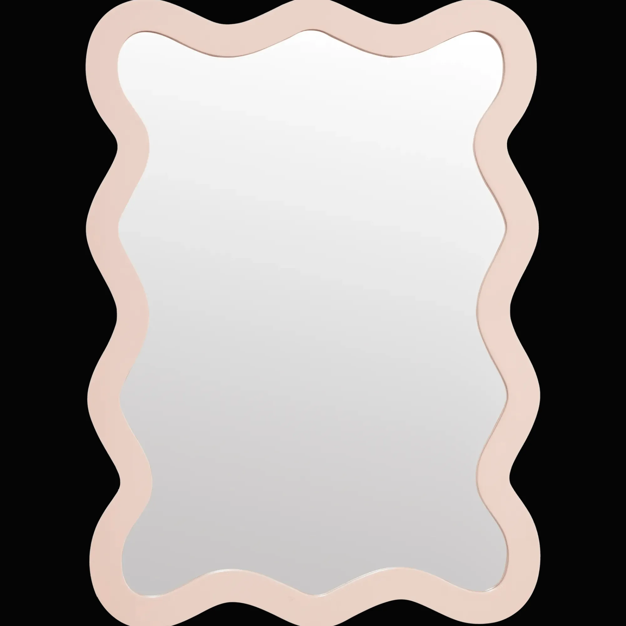 Bouclair Pink Wavy Mirror
