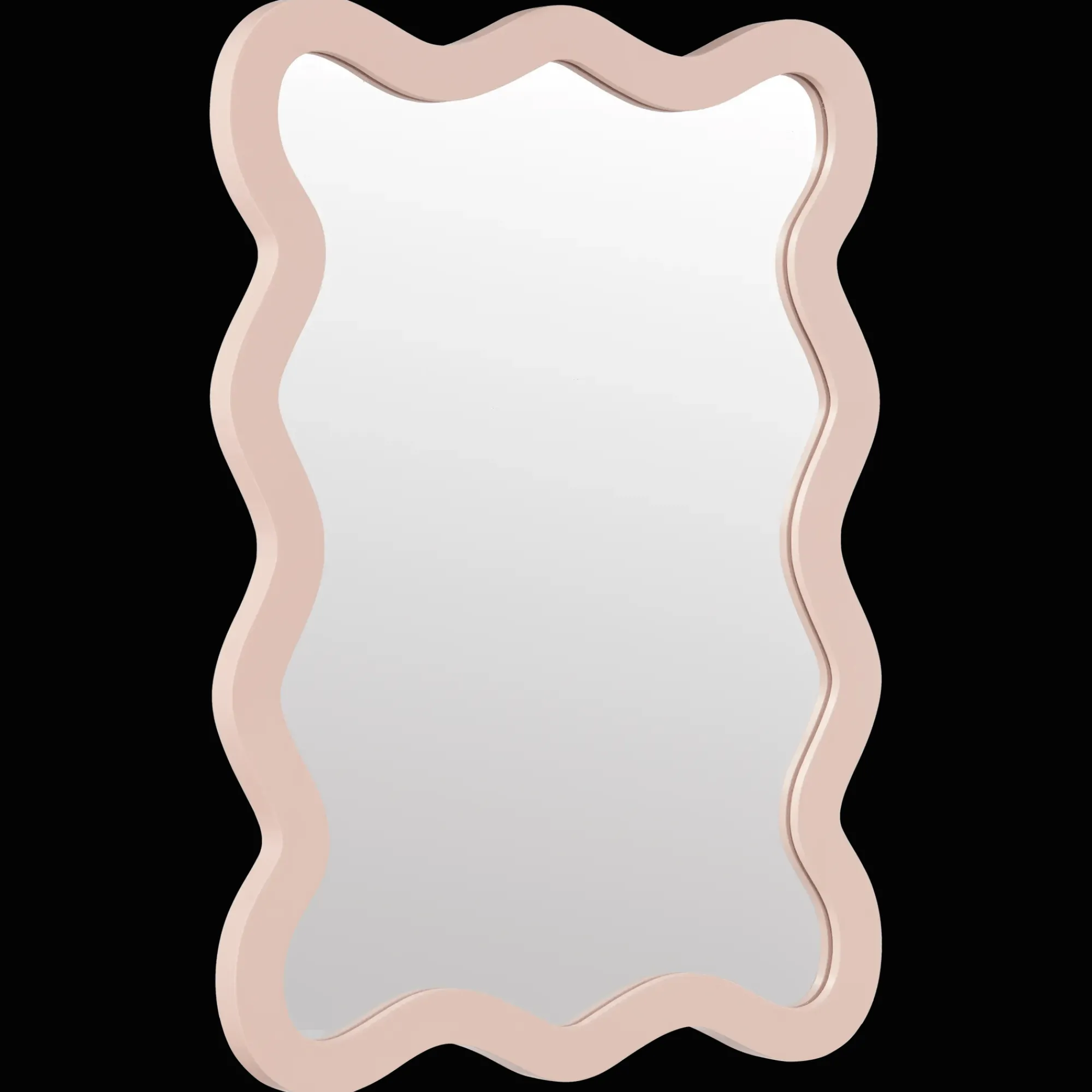 Bouclair Pink Wavy Mirror