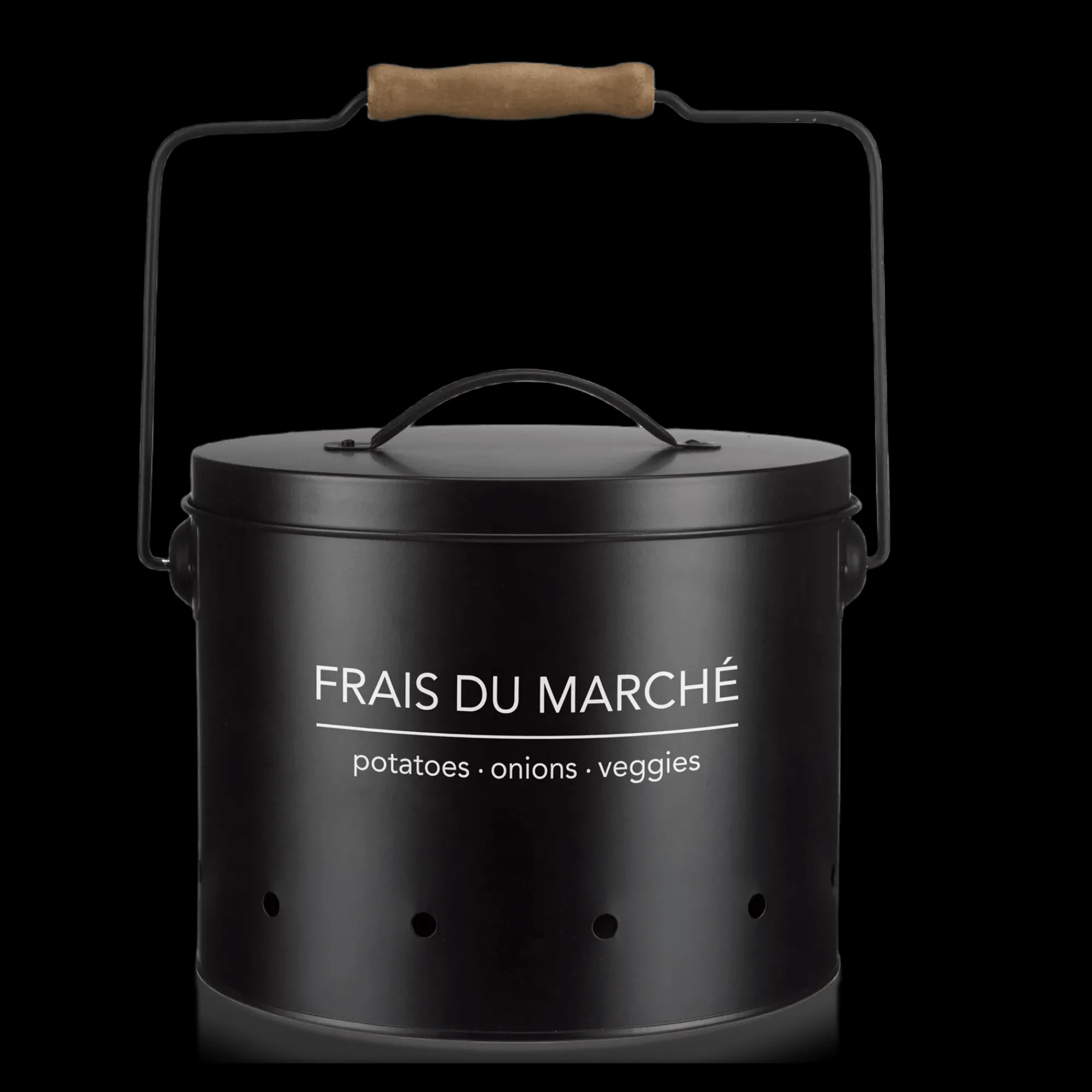 Online Bouclair Potato/Onion/Veggies Rustic Metal Bin