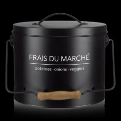 Online Bouclair Potato/Onion/Veggies Rustic Metal Bin