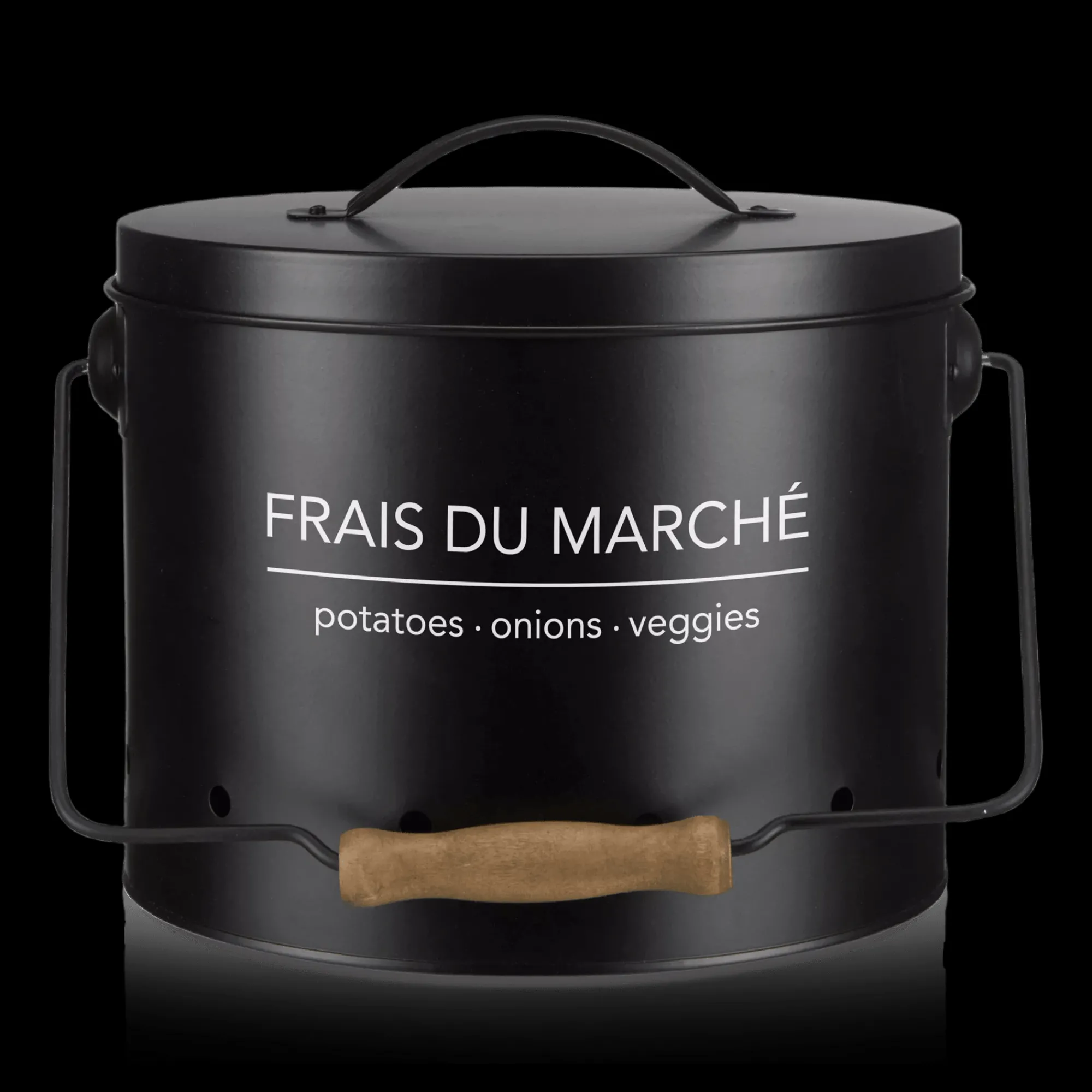 Online Bouclair Potato/Onion/Veggies Rustic Metal Bin