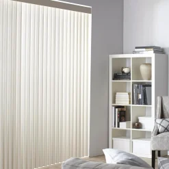Hot Bouclair PVC Vertical Patio Blind White - 3.5 Slats