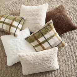 Best Bouclair Ramsay Decorative Plaid Pillow