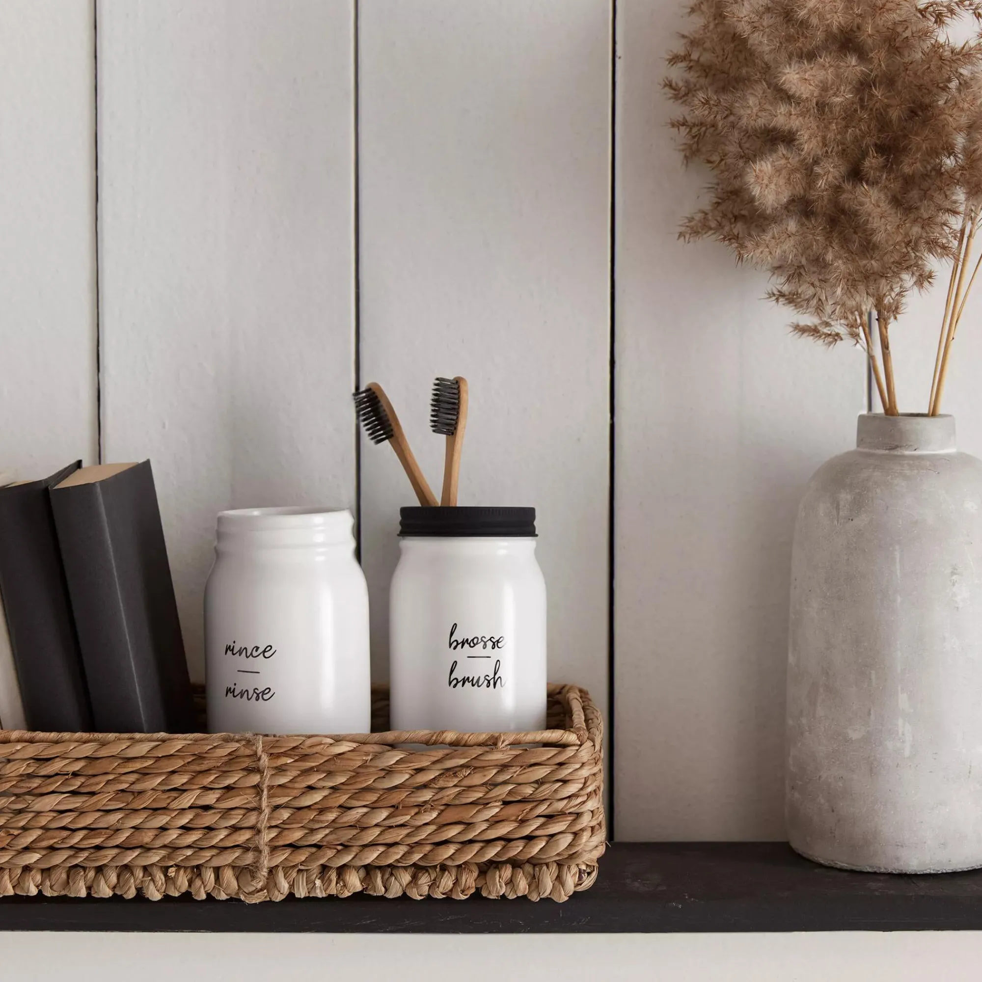 Clearance Bouclair Rectangular Natural Fiber Storage Tray