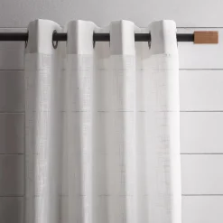 Online Bouclair Rectangular Wood Curtain Rod Set - Diameter 13/16 mm