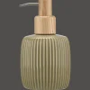 Outlet Bouclair Ribbed Ceramic Soap Pump Dispenser