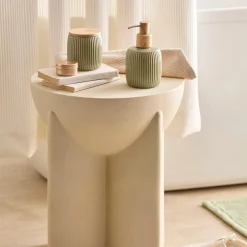 Outlet Bouclair Ribbed Ceramic Soap Pump Dispenser