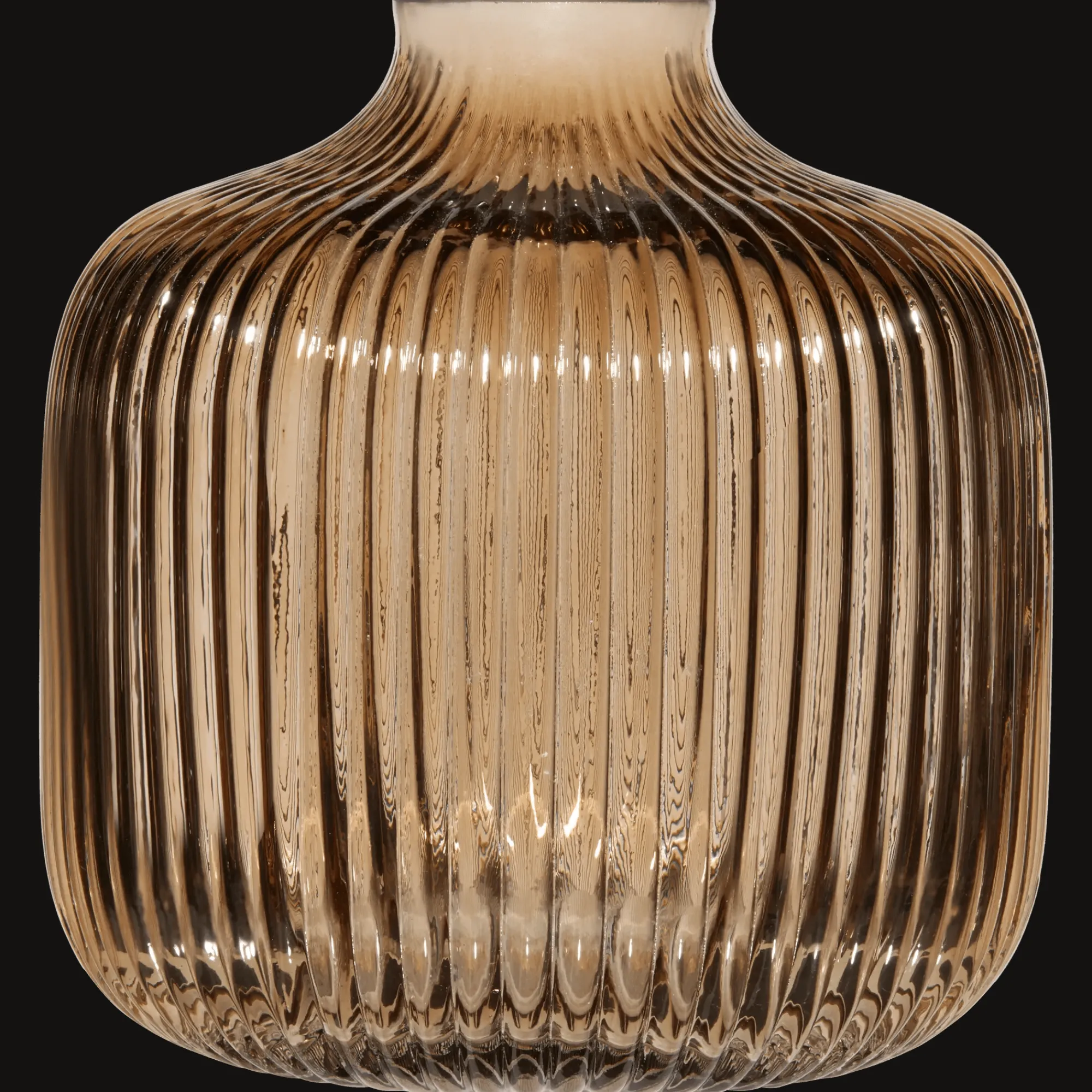 Online Bouclair Ribbed Decorative Glass Vase