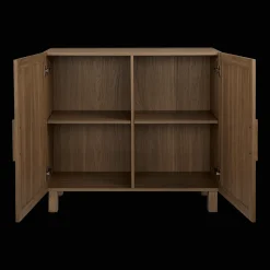 Discount Bouclair Ribbed Door Walnut Veneer Buffet