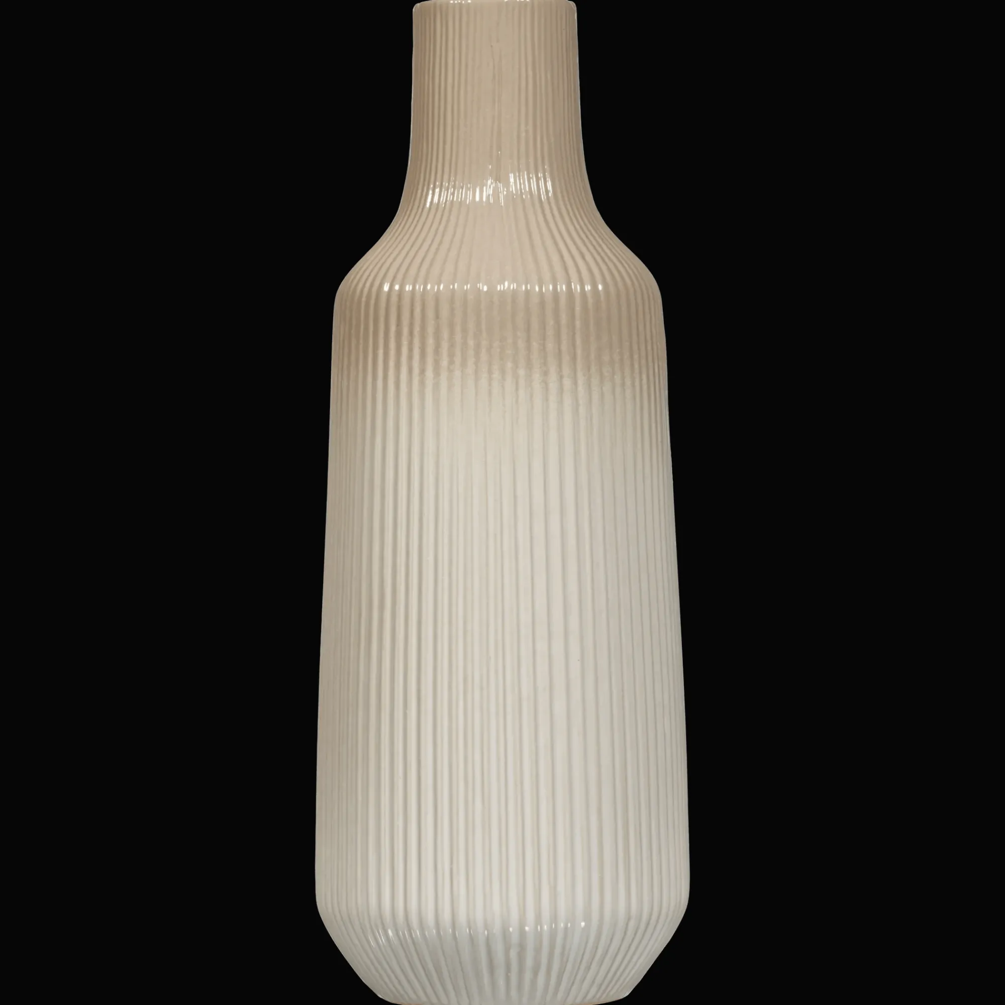 Online Bouclair Ribbed 2-Tone Vase