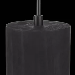 Clearance Bouclair Round Glass and Wood Ceiling Lamp