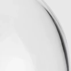 Clearance Bouclair Round Glass and Wood Ceiling Lamp