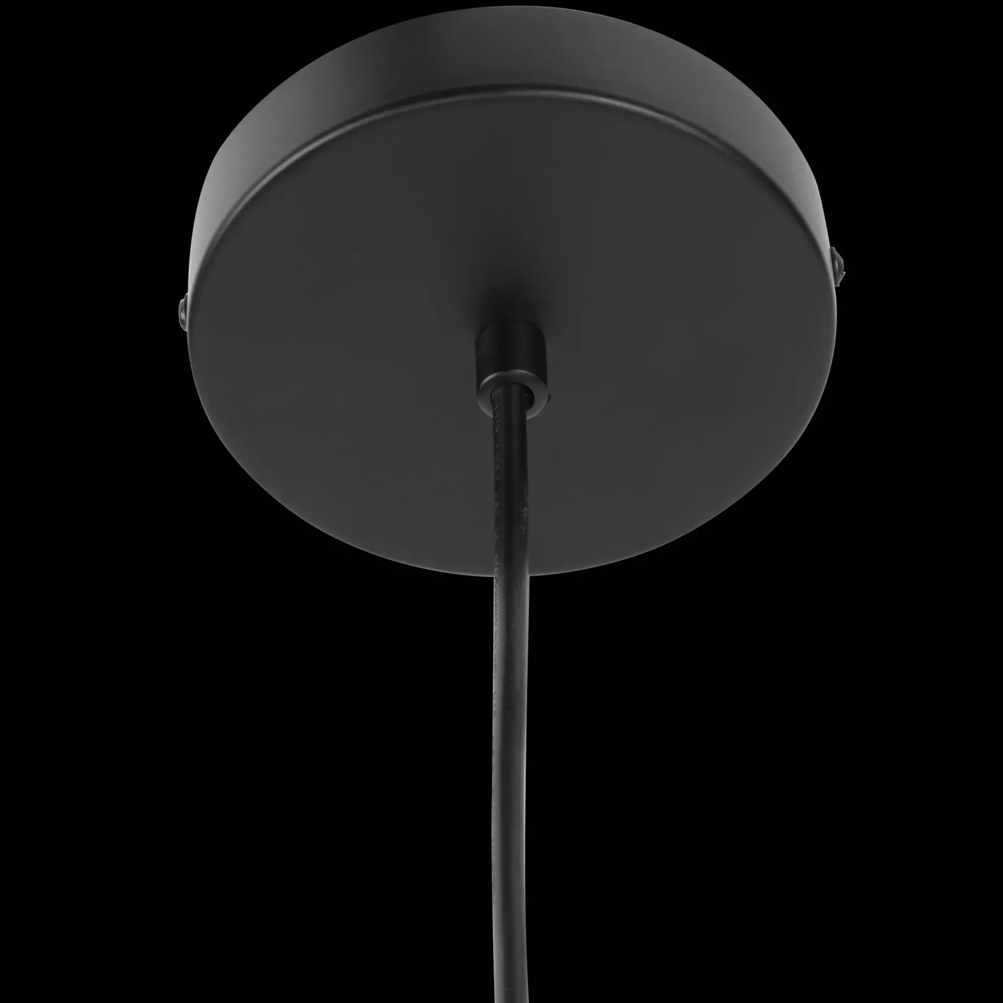 Clearance Bouclair Round Glass and Wood Ceiling Lamp