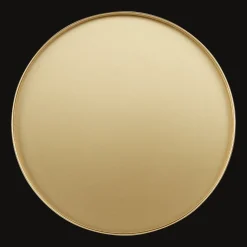Best Bouclair Round Gold Serving Tray